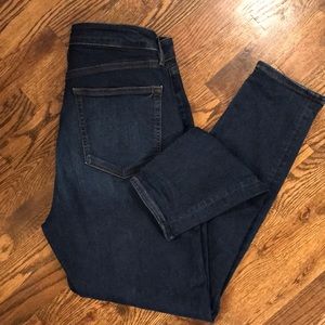 LOFT Curvy Skinny High Rise Jeans